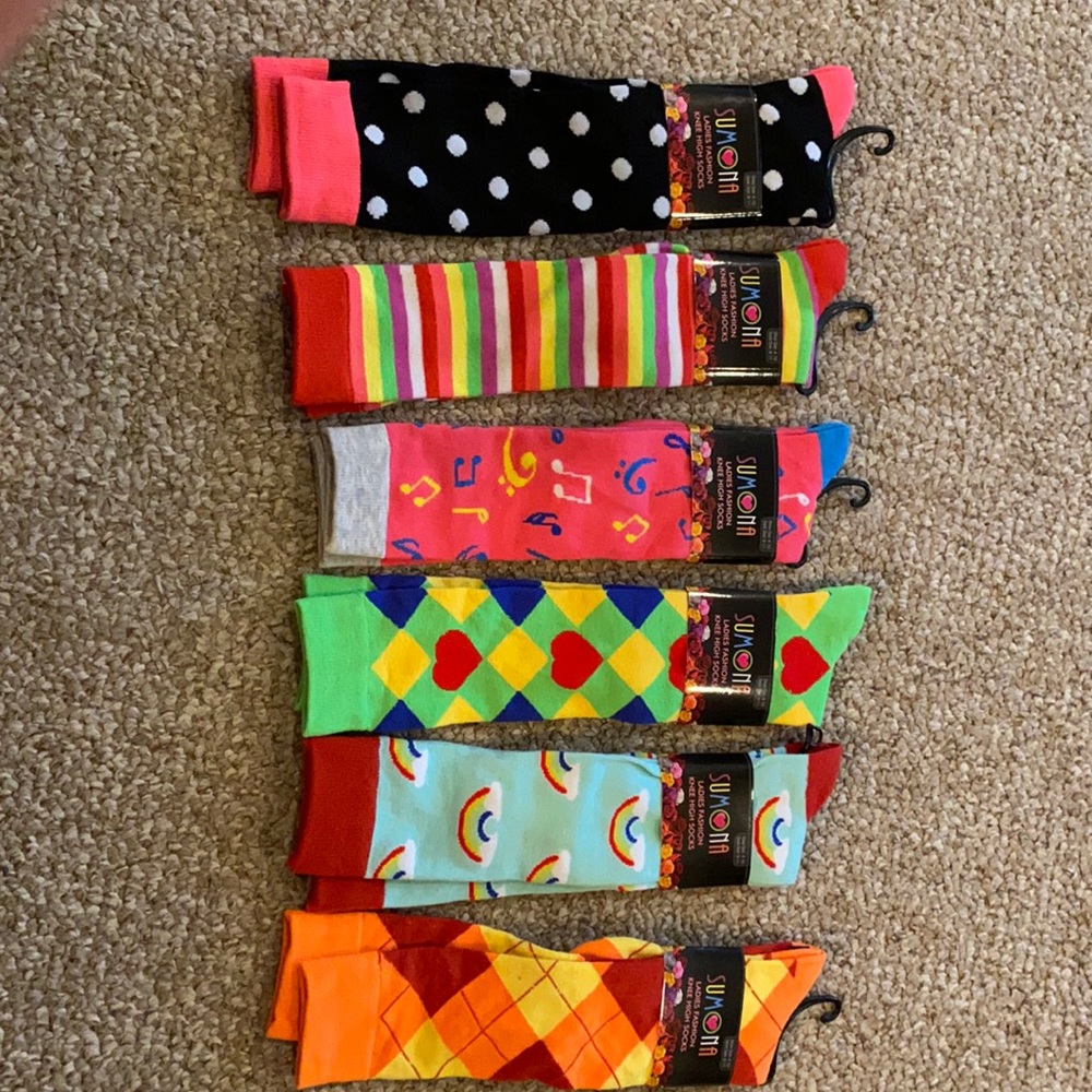Fun knee high socks!